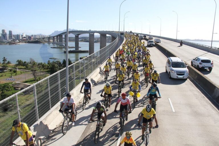 ‘Pedalaço pela Paz’: Terceira Ponte terá trânsito parcialmente interditado neste domingo (31)